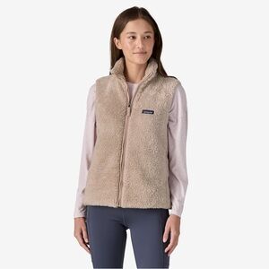Patagonia Los Gatos Fleece/ Sherpa Vest, Khaki/Beige. Size XL